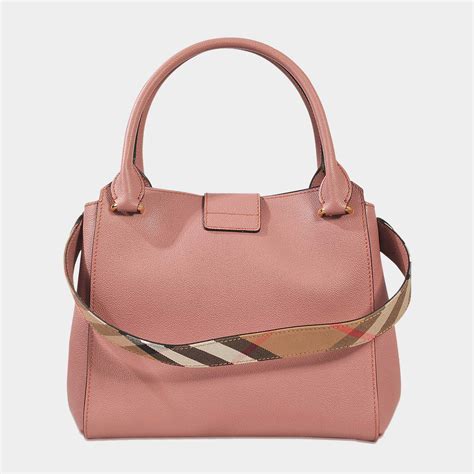 burberry medium buckle tote pink|burberry soft grain bag.